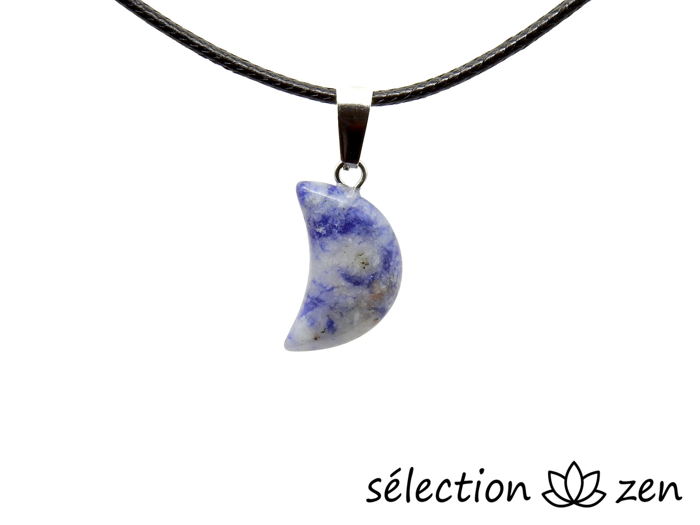 pendentif lune sodalite selection-zen