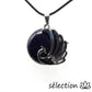 pendentif paon pierre de sable bleu selection-zen