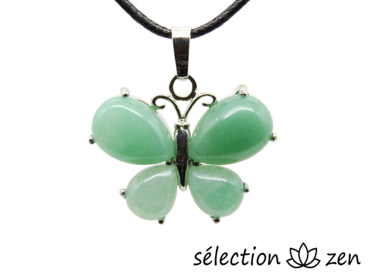 pendentif papillon aventurine selection-zen