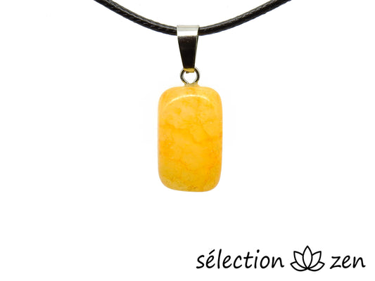pendentif pierre roulée citrine selection-zen
