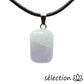 pendentif pierre roulée fluorite verte et violette selection zen