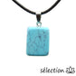 pendentif pierre roulée howlite turquoise selection-zen