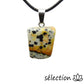 jaspe dalmatien pendentif pierre roulée selection zen
