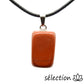 selection zen pendentif jaspe rouge pierre roulée