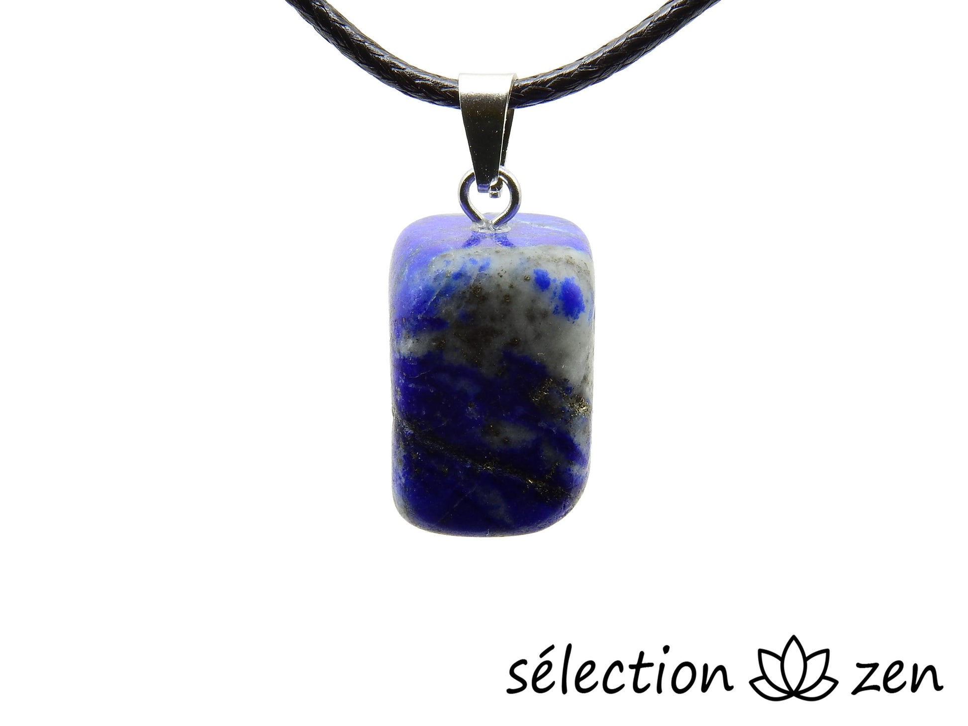 pendentif pierre roulée lapis lazuli selection-zen