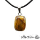 oeil de tigre jaune pendentif pierre roulée selection zen