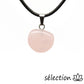 pendentif quartz rose pierre roulée PM selection zen