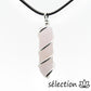 pendentif quartz rose pointe spirale selection-zen