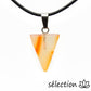 pendentif triangle cornaline selection-zen