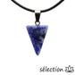 pendentif triangle sodalite selection zen