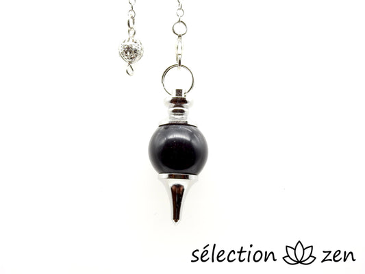 pendule boule obsidienne selection-zen