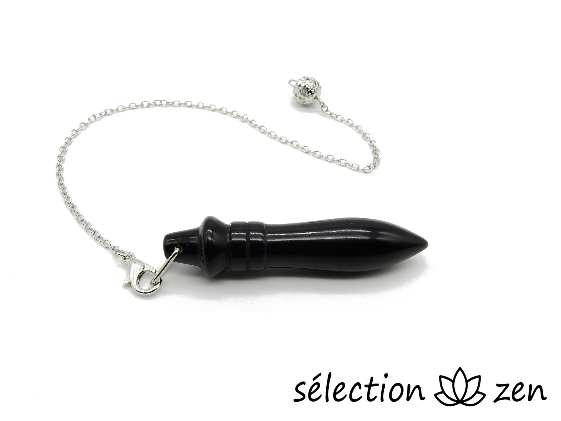 pendule de Thot agate noire selection zen