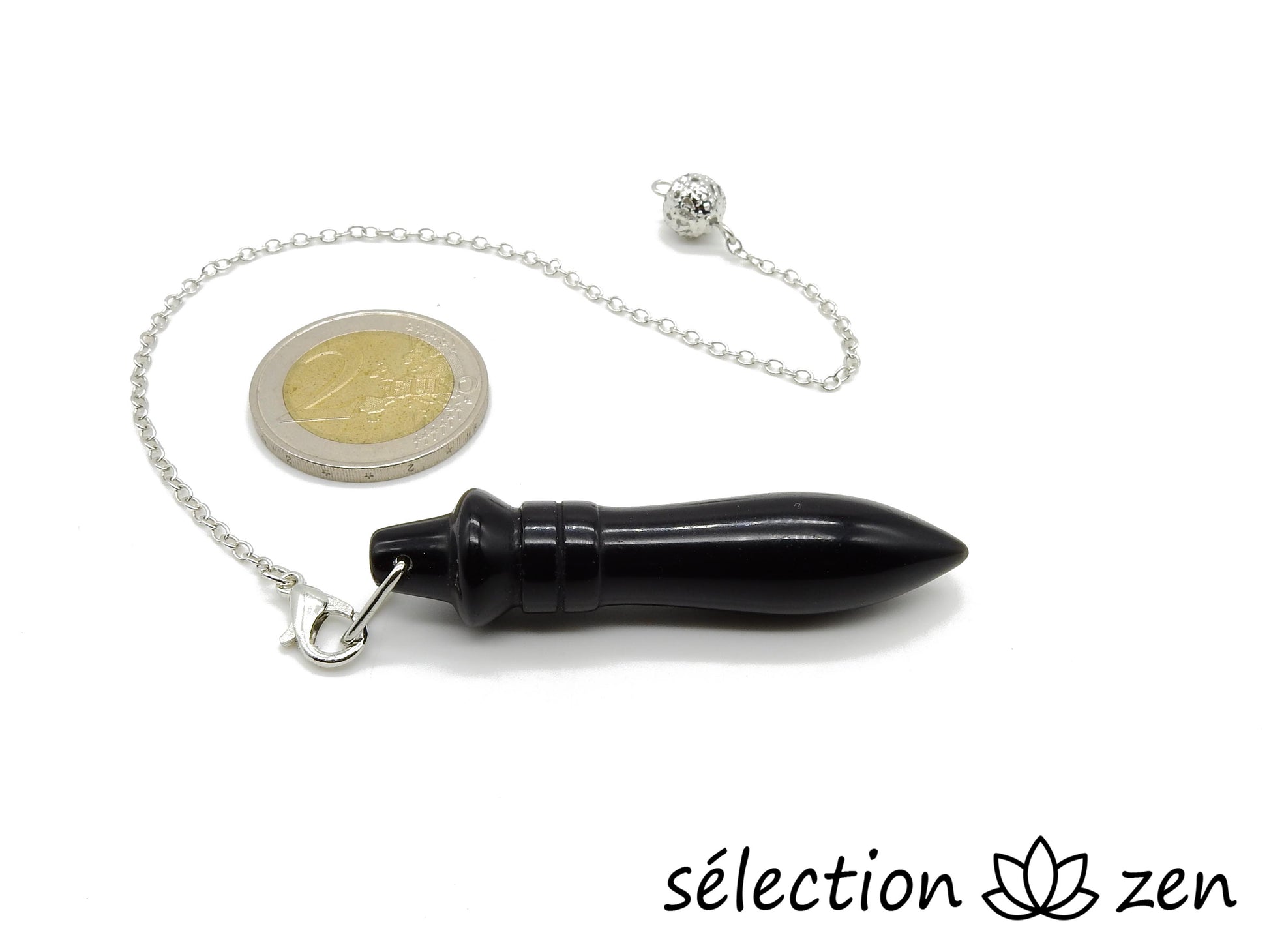 selection-zen pendule égyptien agate noire 
