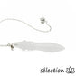 pendule de Thot quartz blanc selection-zen
