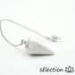 pendule pointe howlite blanche selection-zen