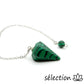 pendule pointe malachite selection-zen