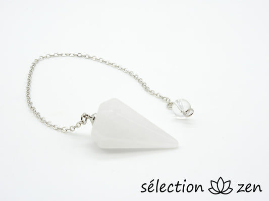 pendule quartz blanc pointe selection-zen