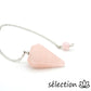 pendule pointe quartz rose selection-zen