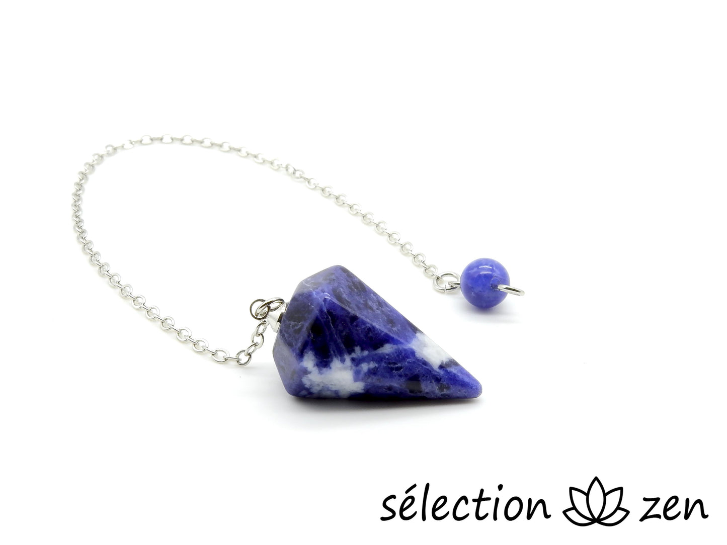 selection-zen pendule pointe sodalite