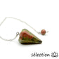 pendule pointe unakite selection-zen