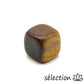 pierre roulée cube œil de tigre jaune selection-zen