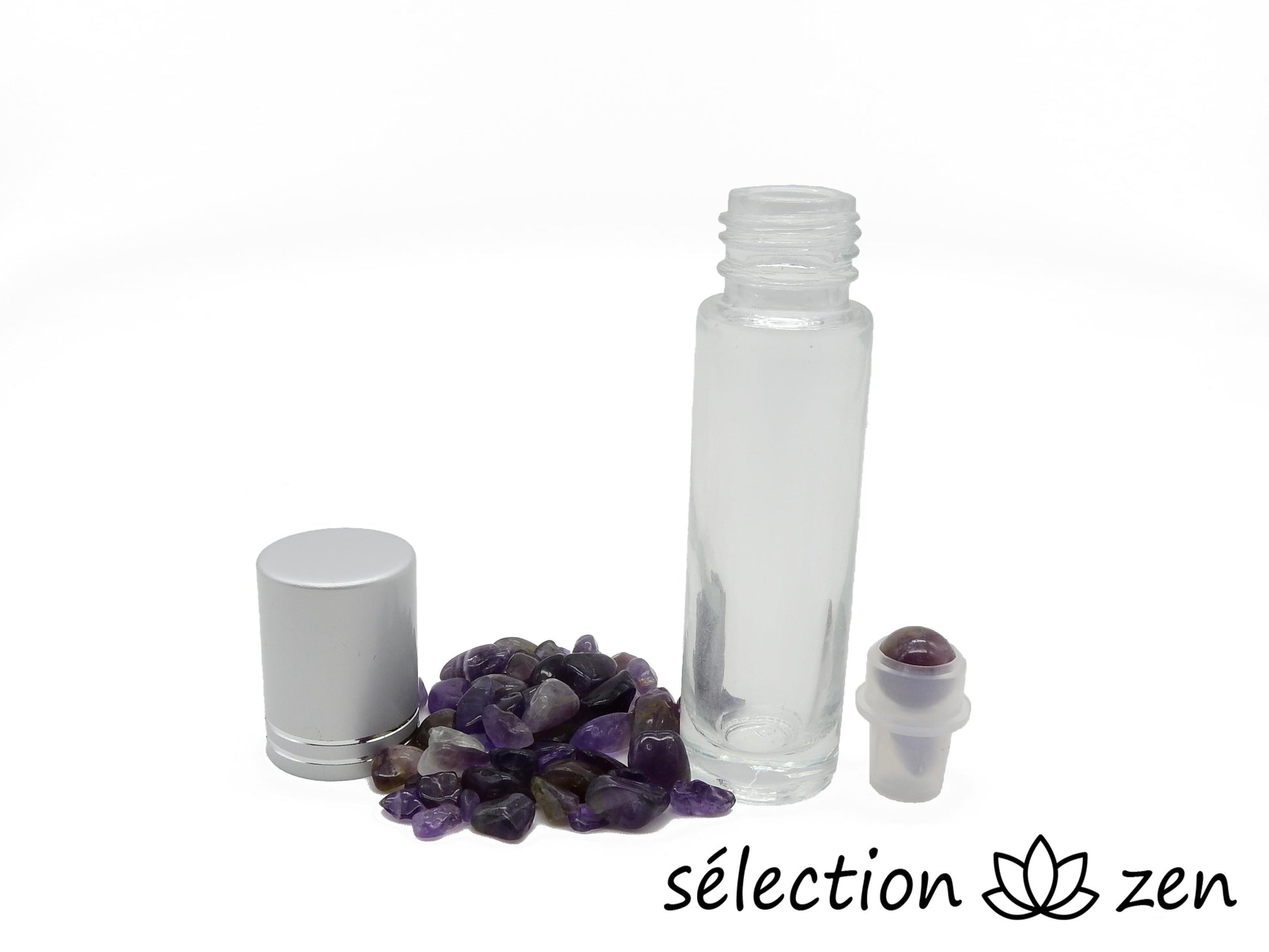 selection zen roll on pierres naturelles améthyste