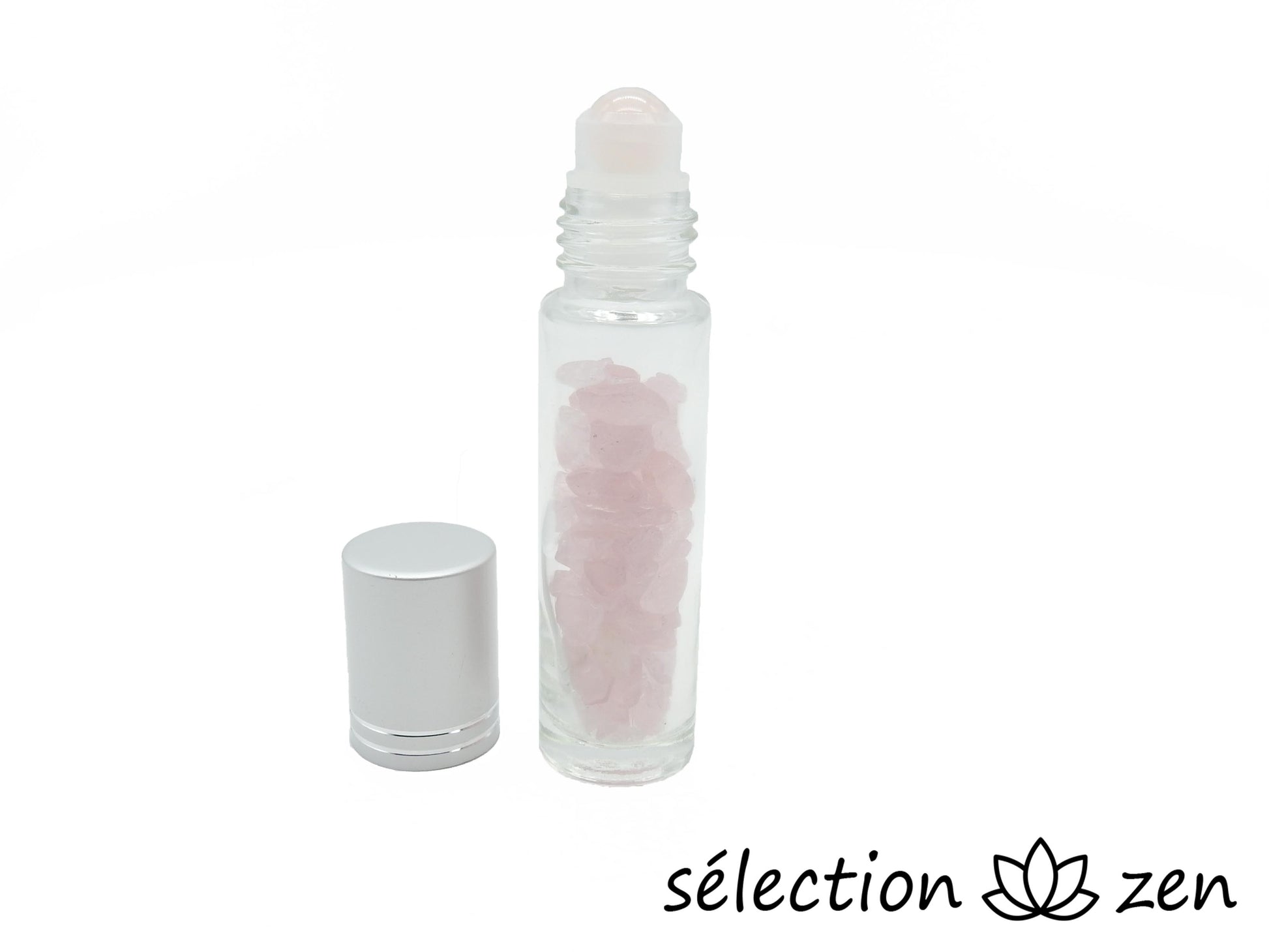 selection-zen roll-on quartz rose pierres naturelles
